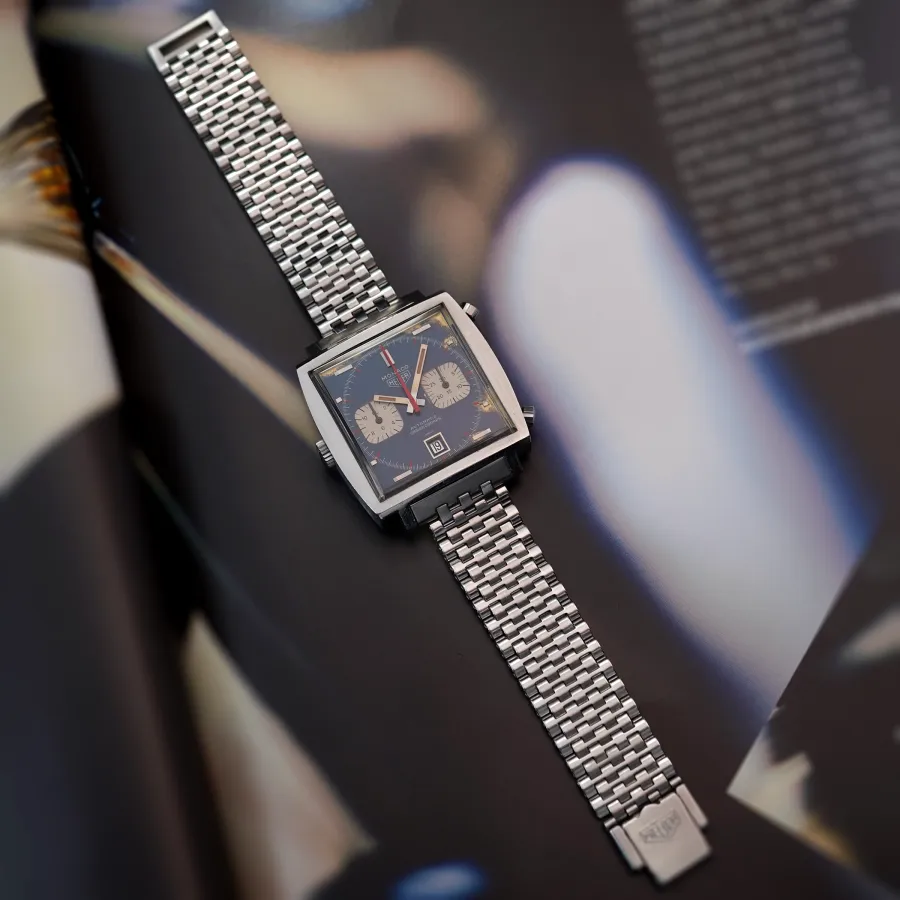 Heuer Monaco 1133B Transitional - Patina - originales MK1 NSA Armband