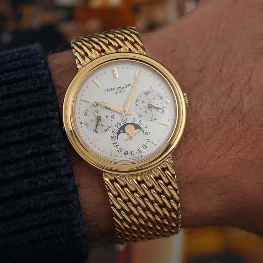 Patek Philippe Ewiger Kalender 3945/1 Original Accessories - äußerst attraktive Sammleruhr