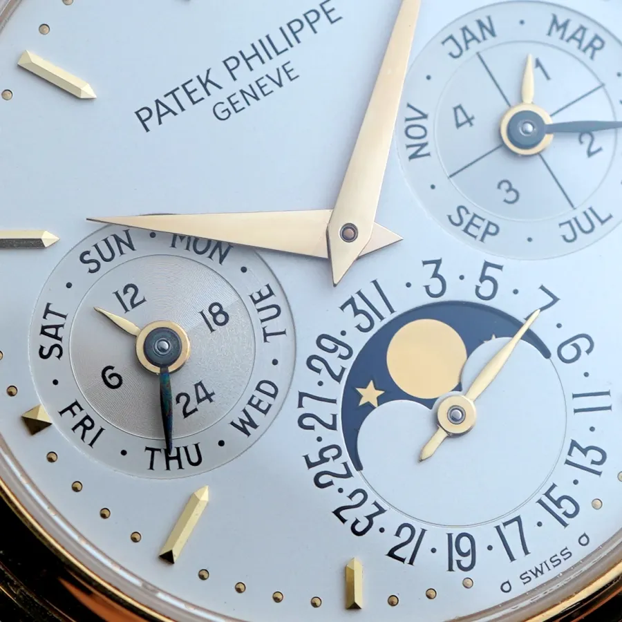 Patek Philippe Ewiger Kalender 3945/1 Original Accessories - Datum, Monat, Woche, 24-Stundenanzeige, Schaltjahr, Mondphase