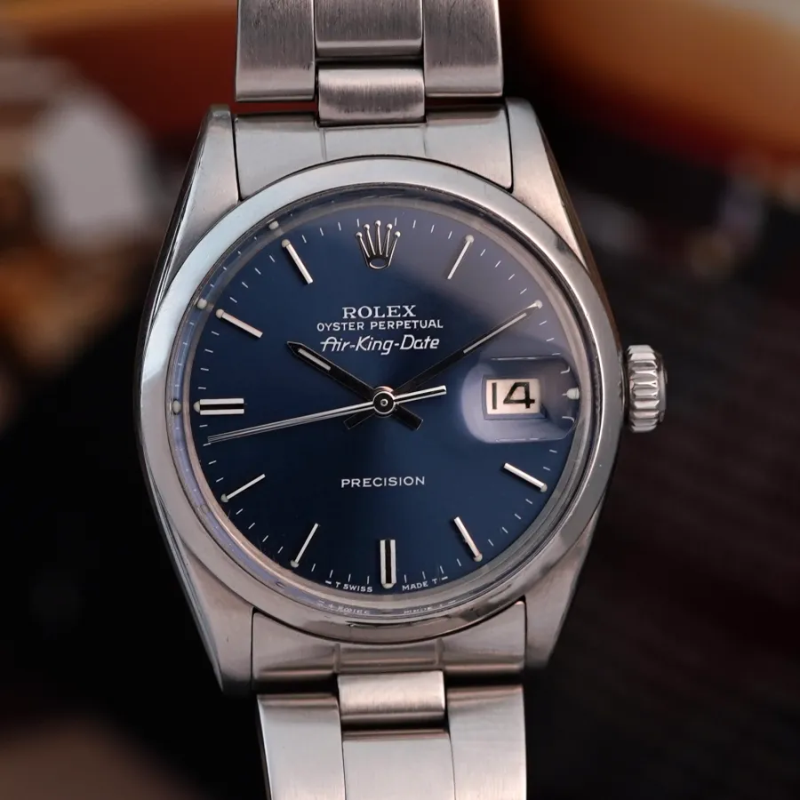 Rolex Air-King Date 5700 Blue Dial - sammelwürdiger Zustand