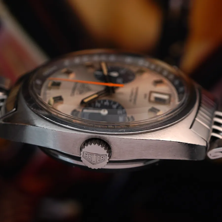 Heuer Carrera 1153 Wide Markers - sehr gut erhaltenes Gehäuse