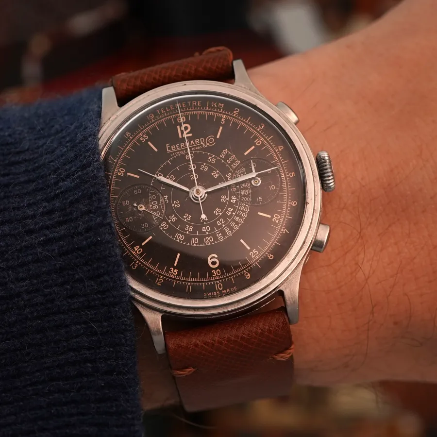 Eberhard Pre Extra Fort Tropical Dial - impressive look on the wrist