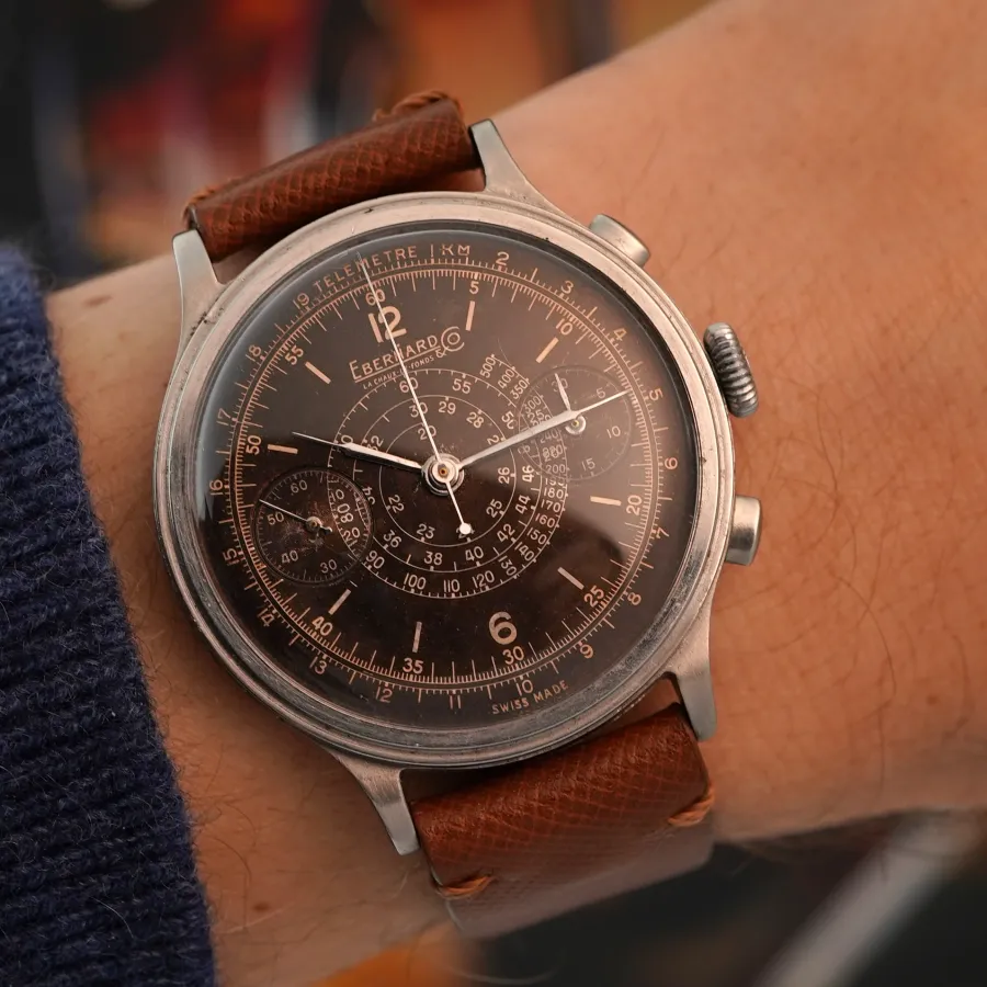Eberhard Pre Extra Fort Tropical Dial - a vintage chronograph with unmistakable character