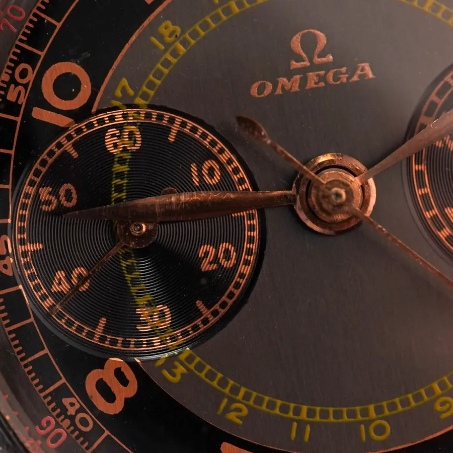 Omega Monopusher Chronograph Cal. 28.9 CHRO - Multicolor - warme bronzefarbene Akzente