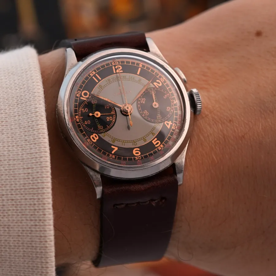 Omega Monopusher Chronograph Cal. 28.9 CHRO - Multicolor - ein museales Sammlerstück der Omega-Chronographengeschichte
