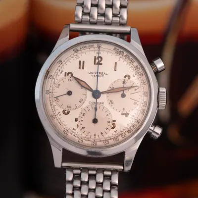 Universal Genève Compax 22499 Two-Tone Dial