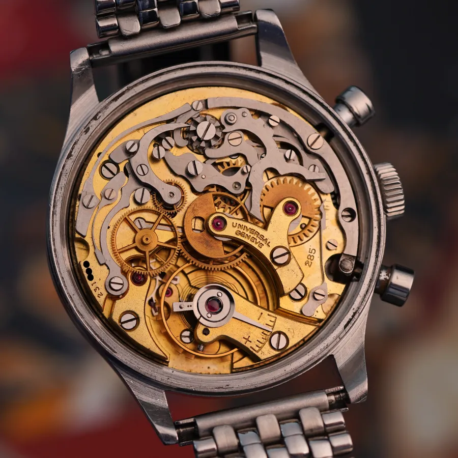 Universal Genève Compax 22499 Two-Tone Dial - manual wind caliber UG 285
