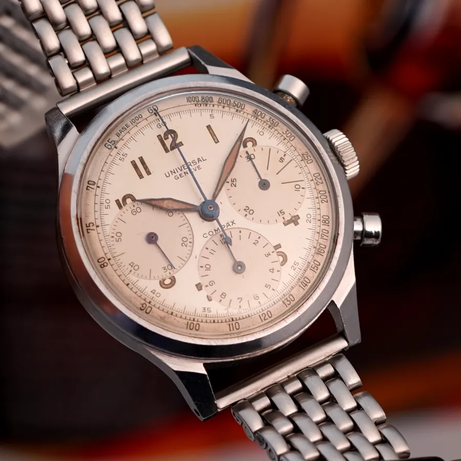 Universal Genève Compax 22499 Two-Tone Dial - 38 mm Spillman case