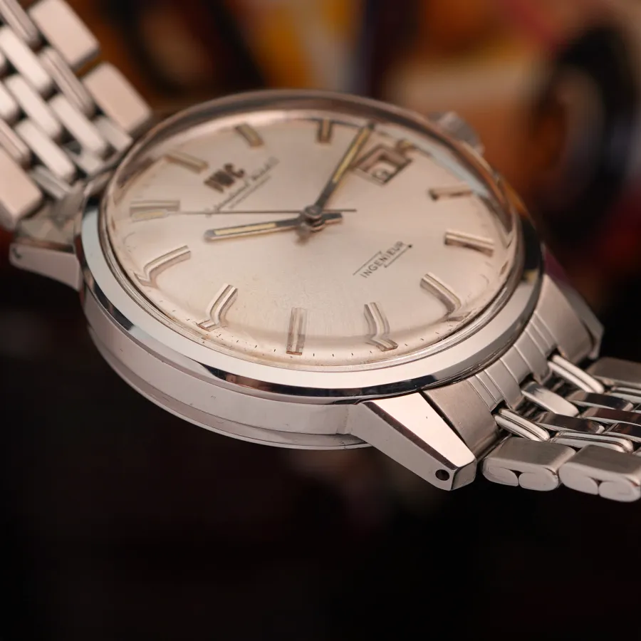 IWC Ingenieur 866 AD Gay-Frères Bracelet - stainless steel case with crisp shapes and well-defined lines