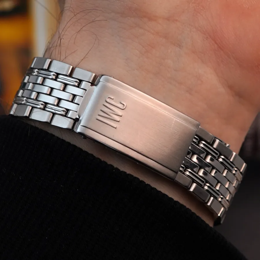 IWC Ingenieur 866 AD Gay-Frères Bracelet - IWC logo on the clasp