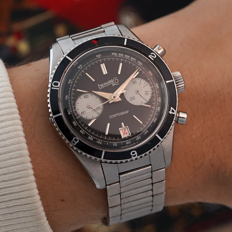 Eberhard Contograf 14901 Roulette Date - an exceptional vintage watch that is truly without equal in terms of design, engineering and overall presence