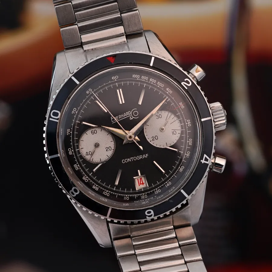 Eberhard Contograf 14901 Roulette Date - dauphine hands