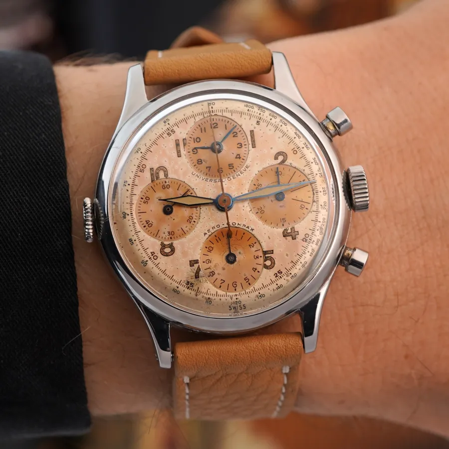 Universal Genève Aero-Compax 224107 - First Series - Die Ausstrahlung und der Vintage-Charme dieses rund 85 Jahre alten Chronographen sind schlicht atemberaubend