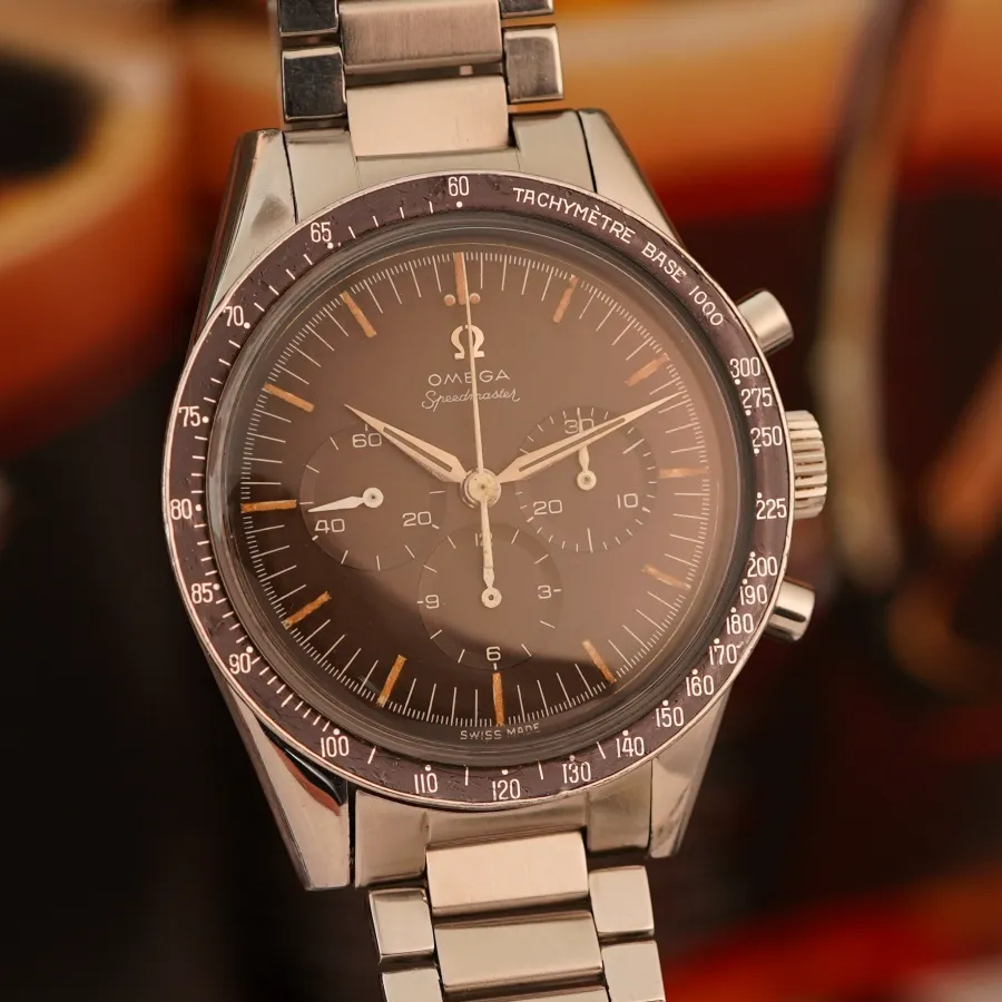 Omega Speedmaster 2998-1 Tropical MK1 - extremely rare BASE-1000 tachymeter bezel