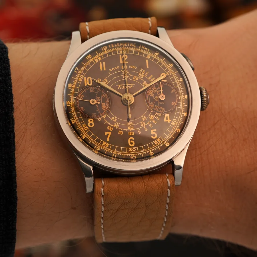 Tissot Chronograph Cal. 33.3 15TL - Glossy Gilt Tropical - atemberaubender Vintage-Look am Handgelenk
