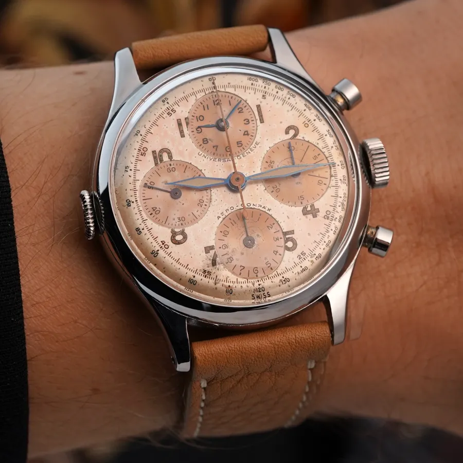 Universal Genève Aero-Compax 224107 - First Series - Die Ausstrahlung und der Vintage-Charme dieses rund 85 Jahre alten Chronographen sind schlicht atemberaubend