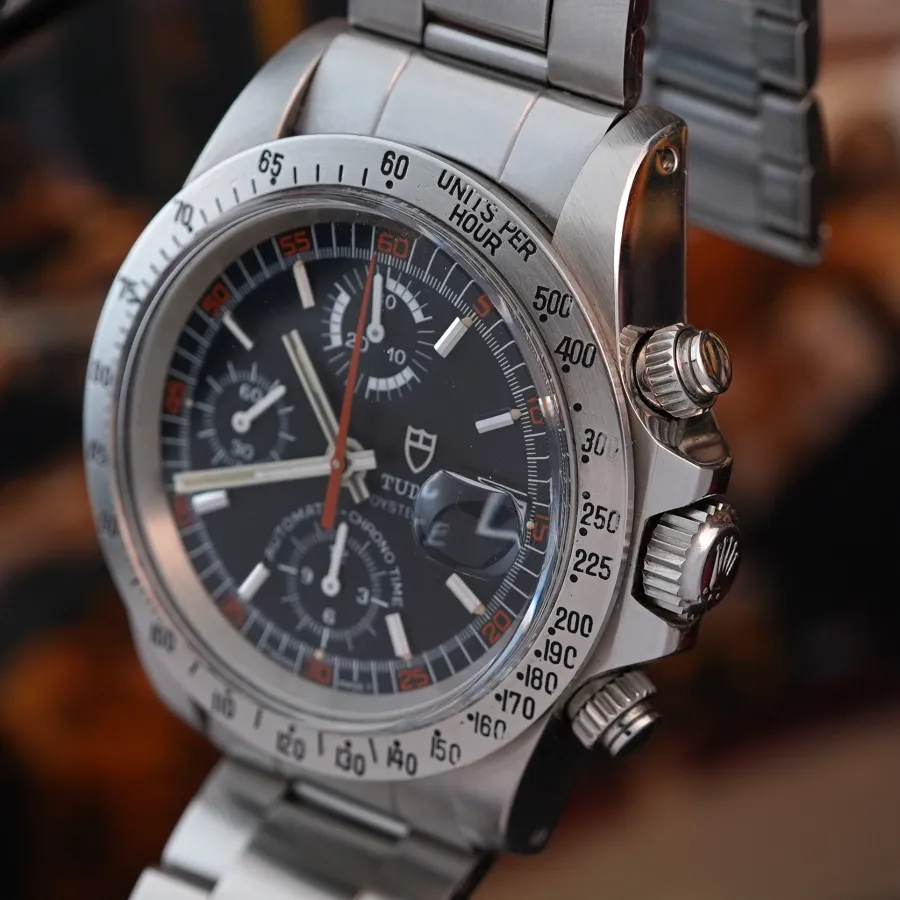 Tudor Oysterdate 94300 Monte-Carlo - tachymeter bezel