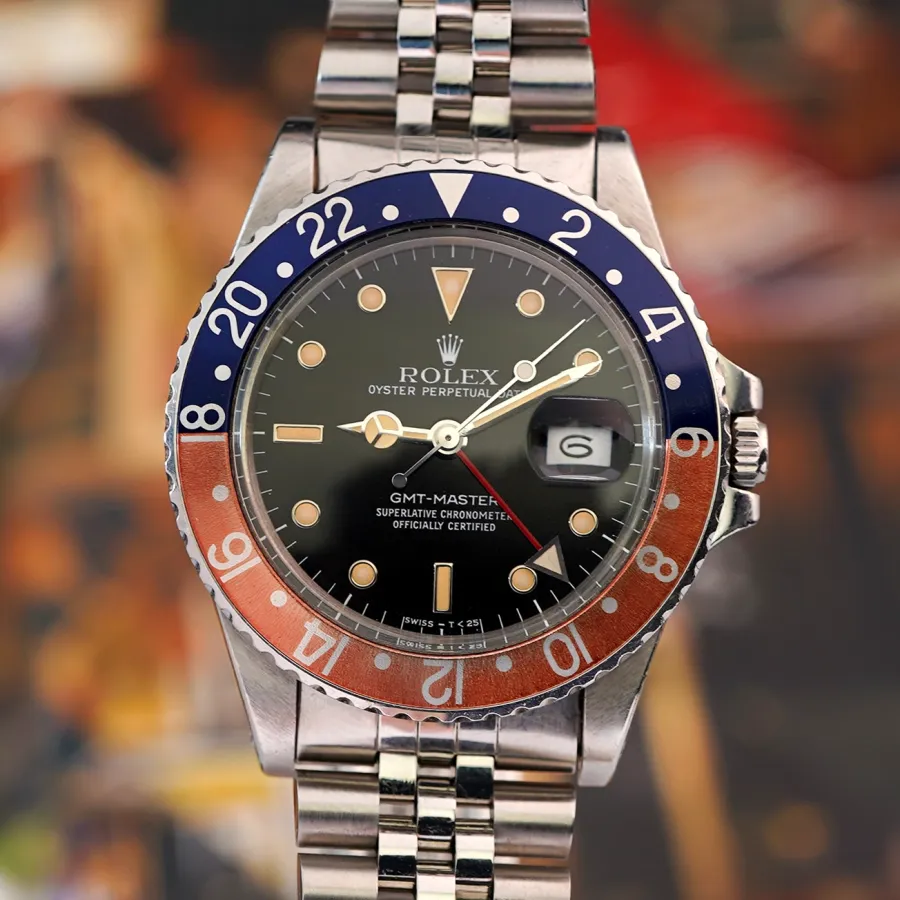 Rolex GMT Master 16750 Faded Pepsi Bezel - Transitional GMT Master aus dem Jahr 1986