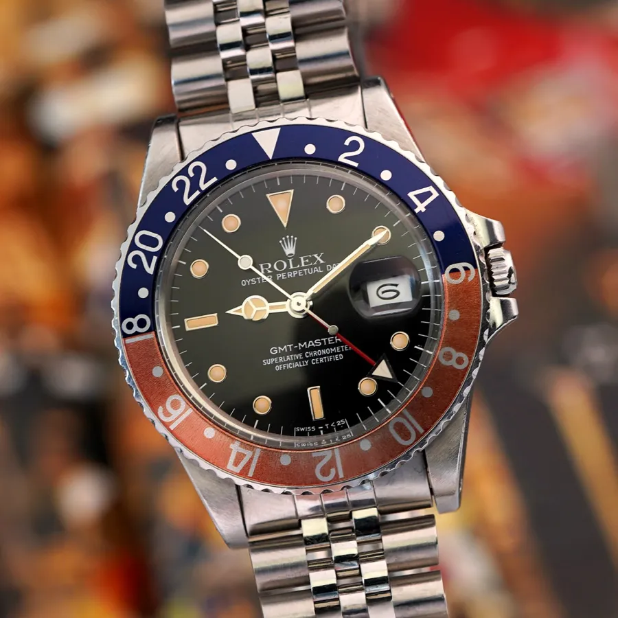 Rolex GMT Master 16750 Faded Pepsi Bezel - eine begehrte GMT-Master-Referenz in hervorragendem Zustand