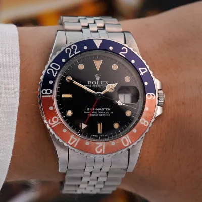 Rolex GMT Master 16750 Faded Pepsi Bezel