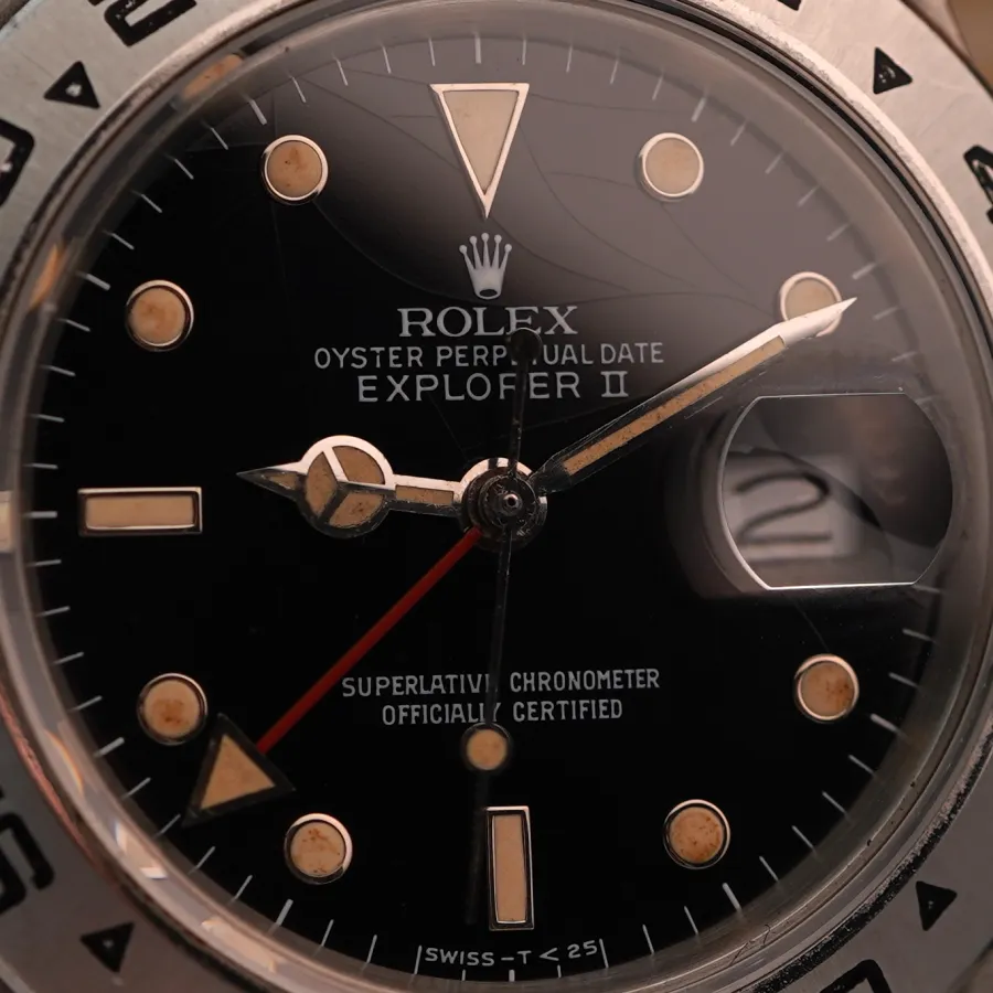 Rolex Explorer II 16550 Rail Dial & Spider Dial - original tritium lume