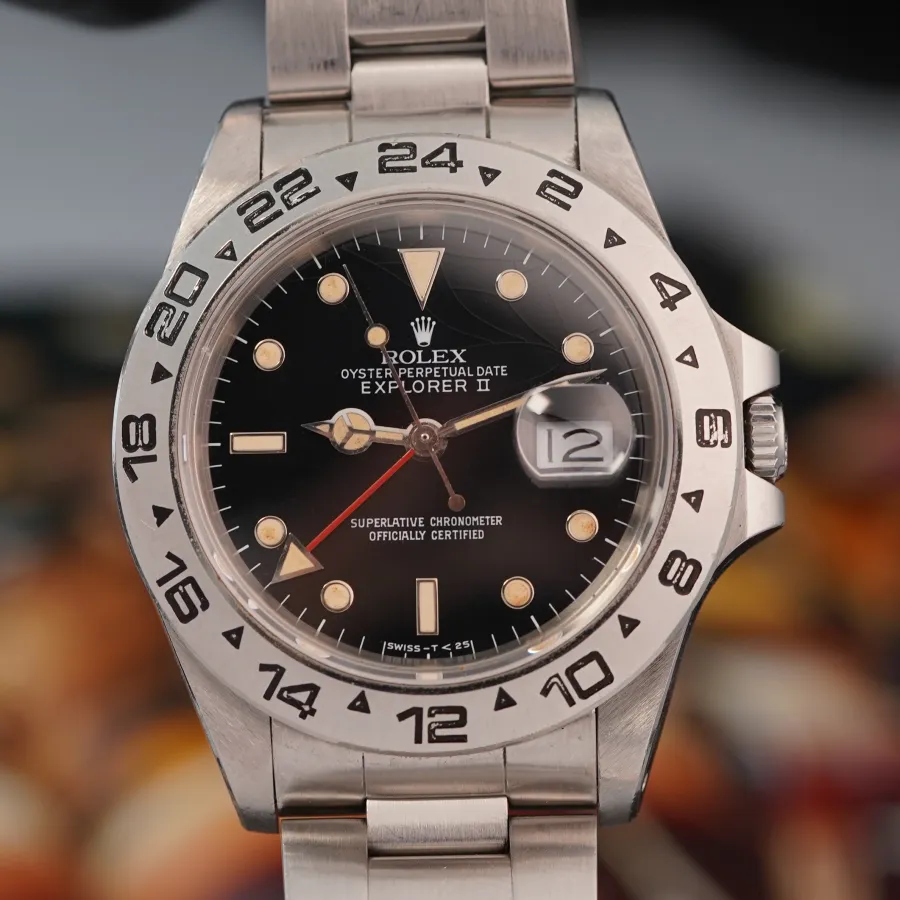 Rolex Explorer II 16550 Rail Dial & Spider Dial - 40 mm diameter