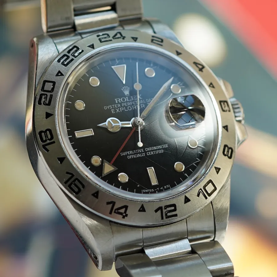 Rolex Explorer II 16550 Rail Dial & Spider Dial - THE SPIDER DIAL