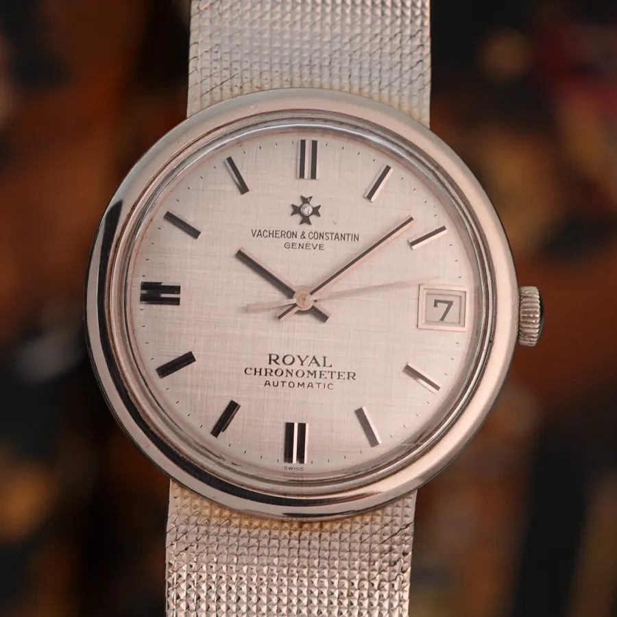 Vacheron Constantin Royal Chronometer 6734 18k White Gold Case & Bracelet - wunderschöne, elegante Armbanduhr aus den 1960er Jahren