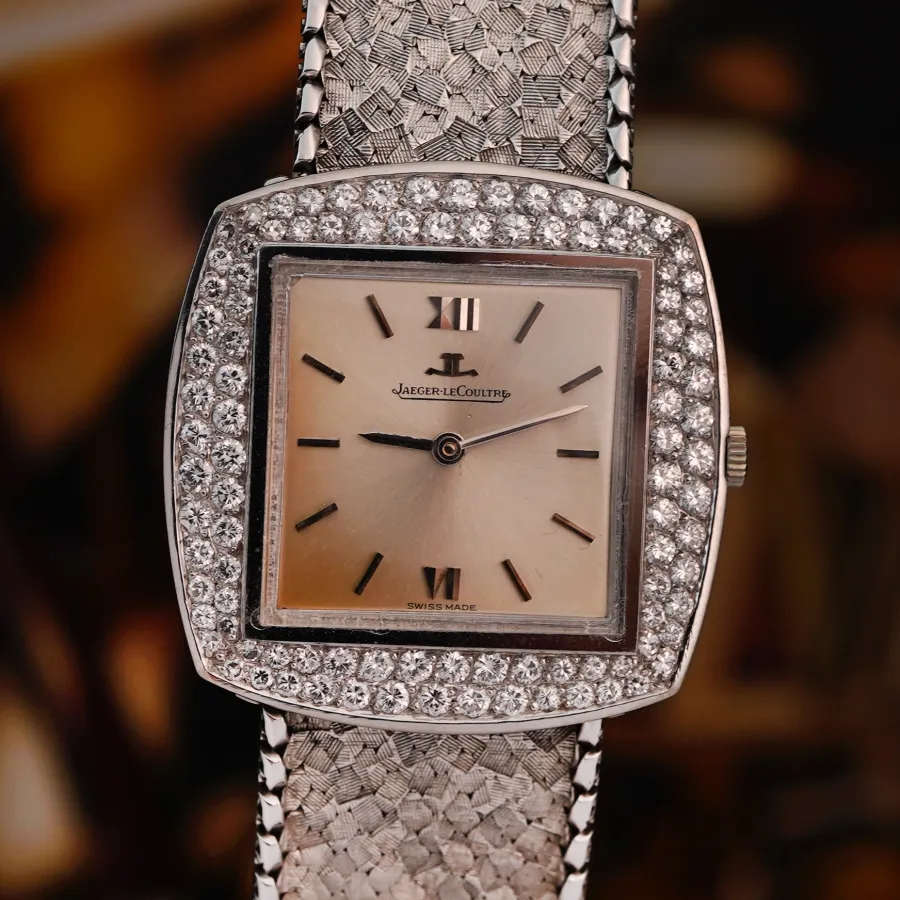 Jaeger-LeCoultre Dresswatch White Gold Case & GF Bracelet - a piece-unique wristwatch from the 1960s
