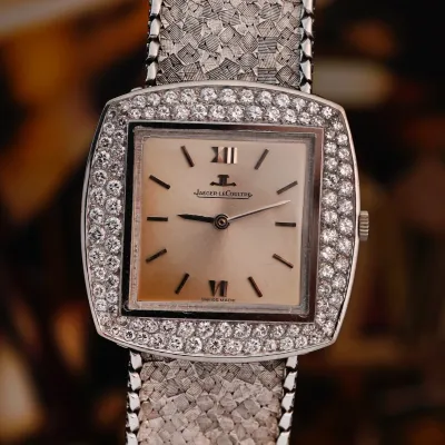 Jaeger-LeCoultre Dresswatch White Gold Case & GF Bracelet