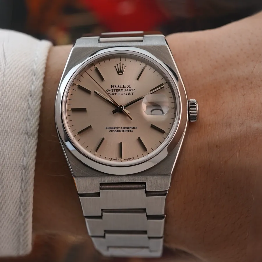 Rolex Oysterquartz Datejust 17000 Rare Original Set