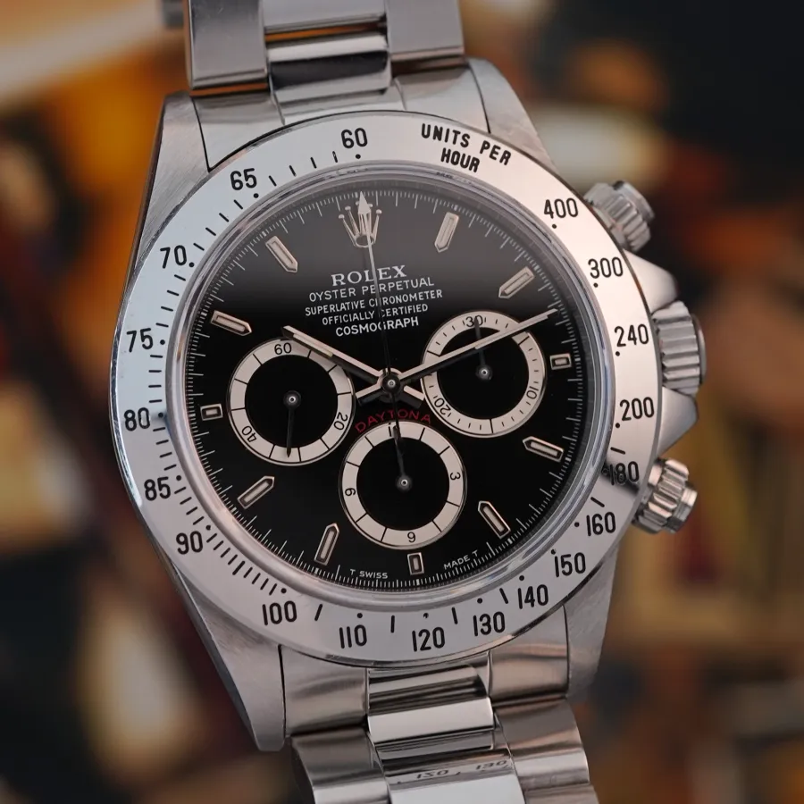 Rolex Daytona 16520 Black Dial - Sticker - 40 mm Gehäuse in hervorragendem Zustand