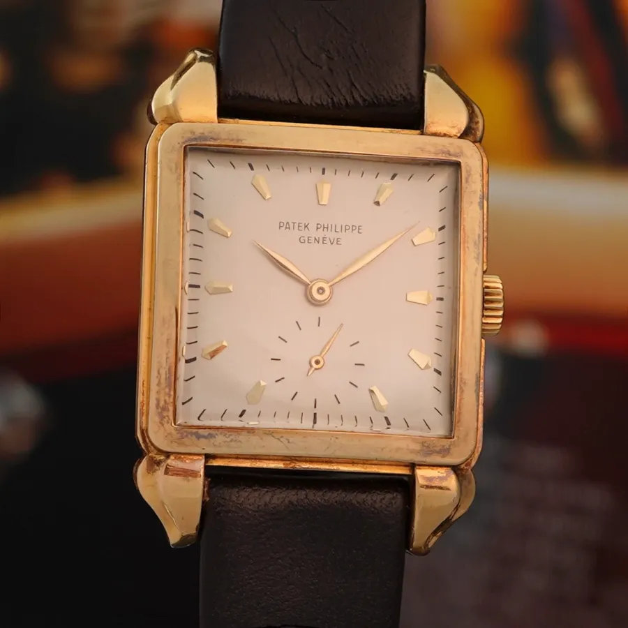 Patek Philippe 2424 Cioccolatone - Flame Lugs - unpoliertes Gehäuse