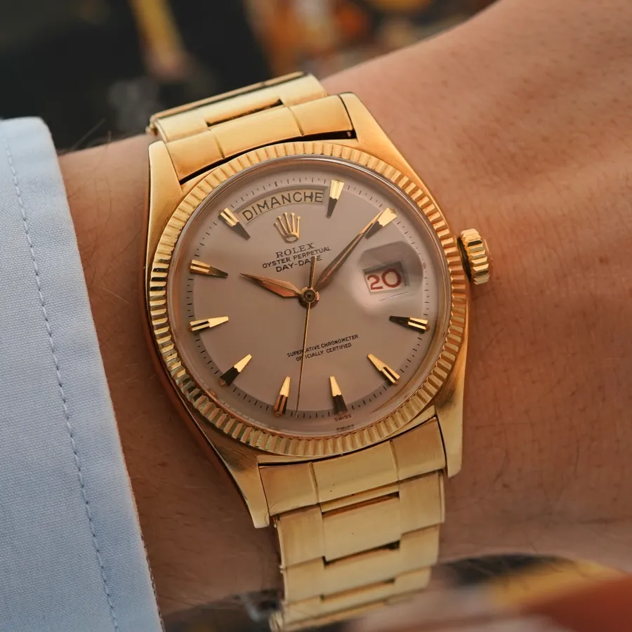 Rolex Day-Date 6611B Matt Gray Dial - D'Agosto Bracelet - a remarkable piece of Day-Date history