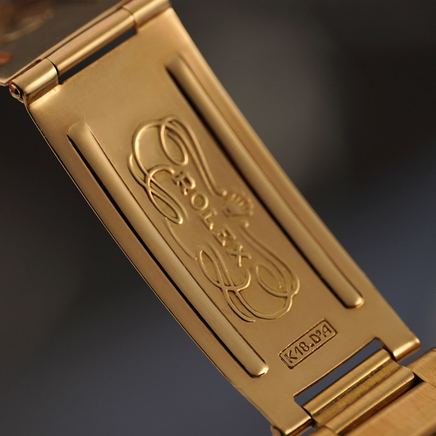 Rolex Day-Date 6611B Matt Gray Dial - D'Agosto Bracelet - sought-after D'A (D'Agosto) hallmark of the South American bracelet manufacturer