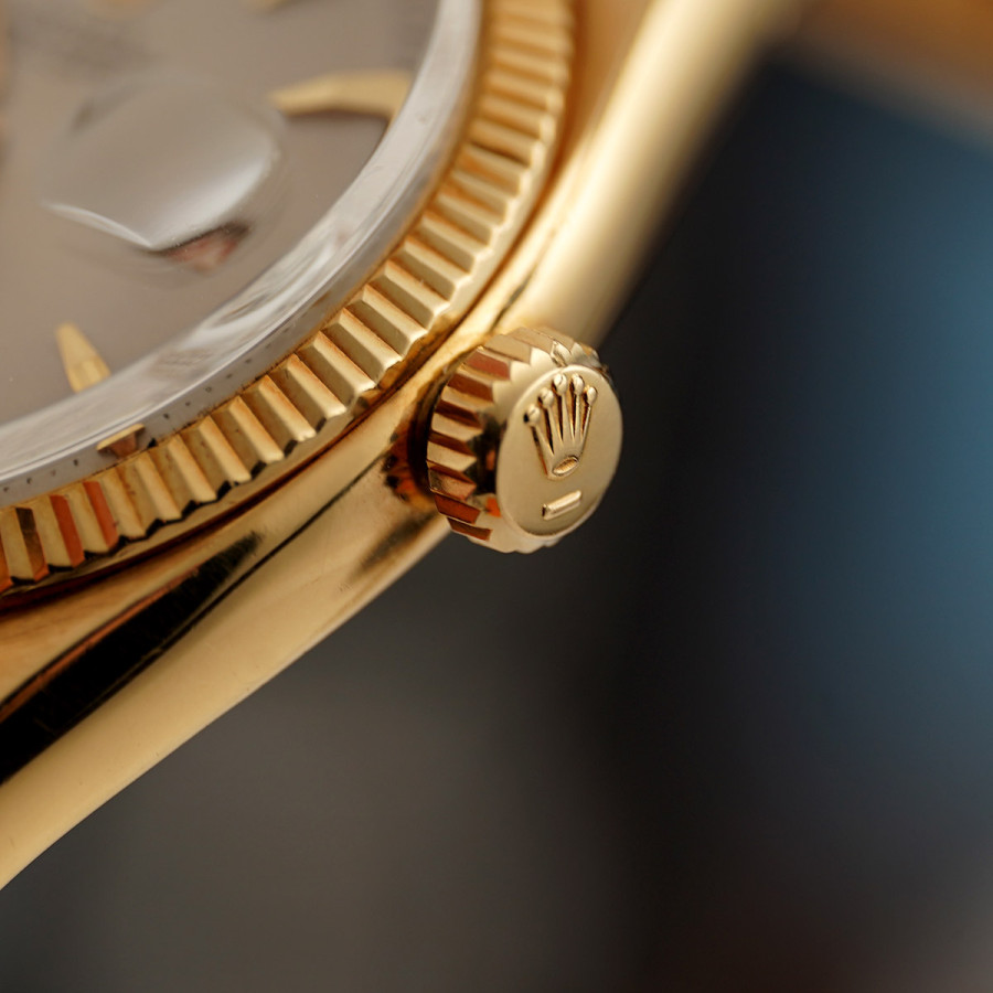 Rolex Day-Date 6611B Matt Gray Dial - D'Agosto Bracelet - twinlock crown