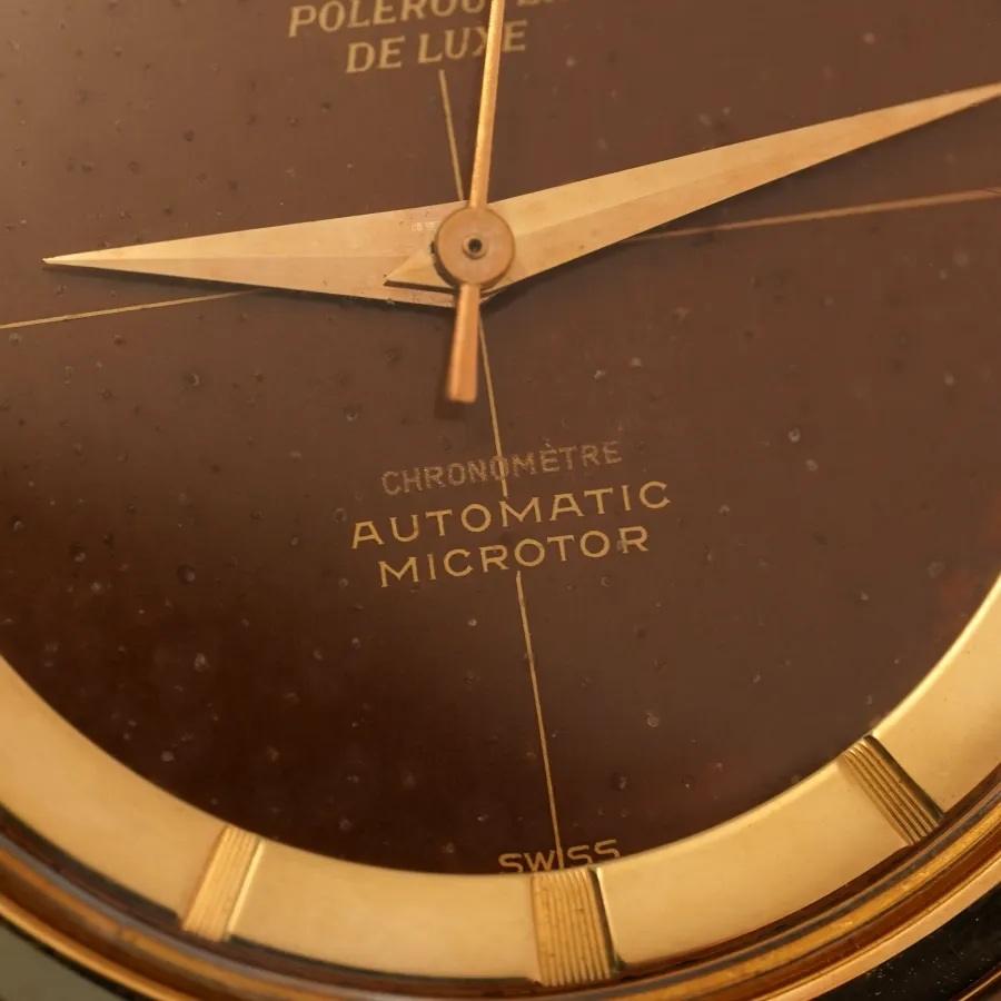 Universal Genève Polerouter De Luxe 10357/3 CHRONOMETER - Dauphine-Zeiger