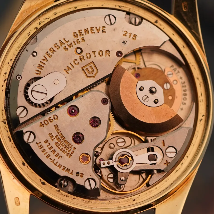 Universal Genève Polerouter De Luxe 10357/3 CHRONOMETER - seltenes chronometer-zertifiziertes Kaliber 215