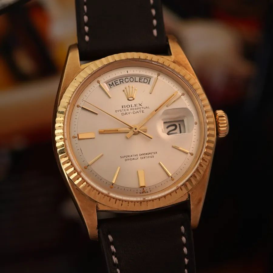 Rolex Day-Date 1803 Doorstop Dial - 18k yellow gold oyster case