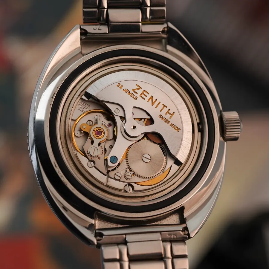 Zenith Diver A3637 "Zebra" - Gay-Frères Bracelet - Zenith automatic caliber 2552 PC
