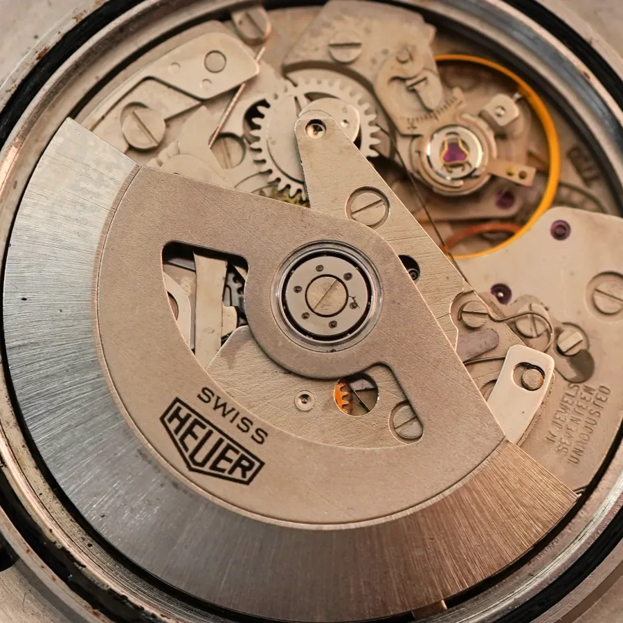 Heuer Kentucky 750.703 Blue Dial - Valjoux Automatik Kaliber 7750