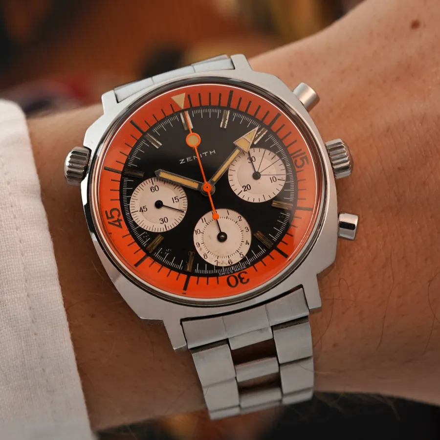 Zenith Super Sub Sea A3736 Orange Bezel - a watch that puts a smile on your face