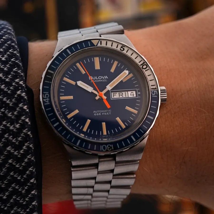 Bulova Snorkel 7202-1 Blue - fantastische Vintage-Uhr für den Sommer