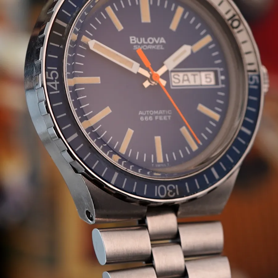 Bulova Snorkel 7202-1 Blue - unpoliertes Gehäuse