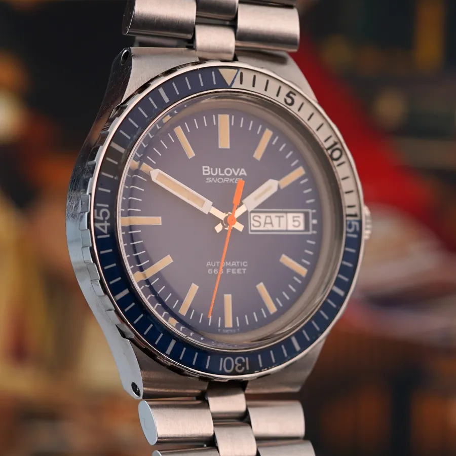 Bulova Snorkel 7202-1 Blue - Bakelit-Taucherlünette