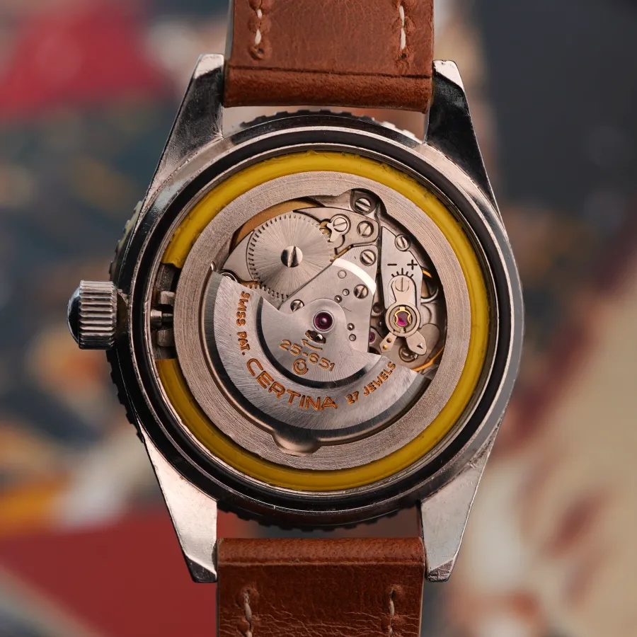 Certina DS PH200M 5801-117 Original Box - Certina Kal. 25-651 mit der markanten gelben Stoßschutzdichtung