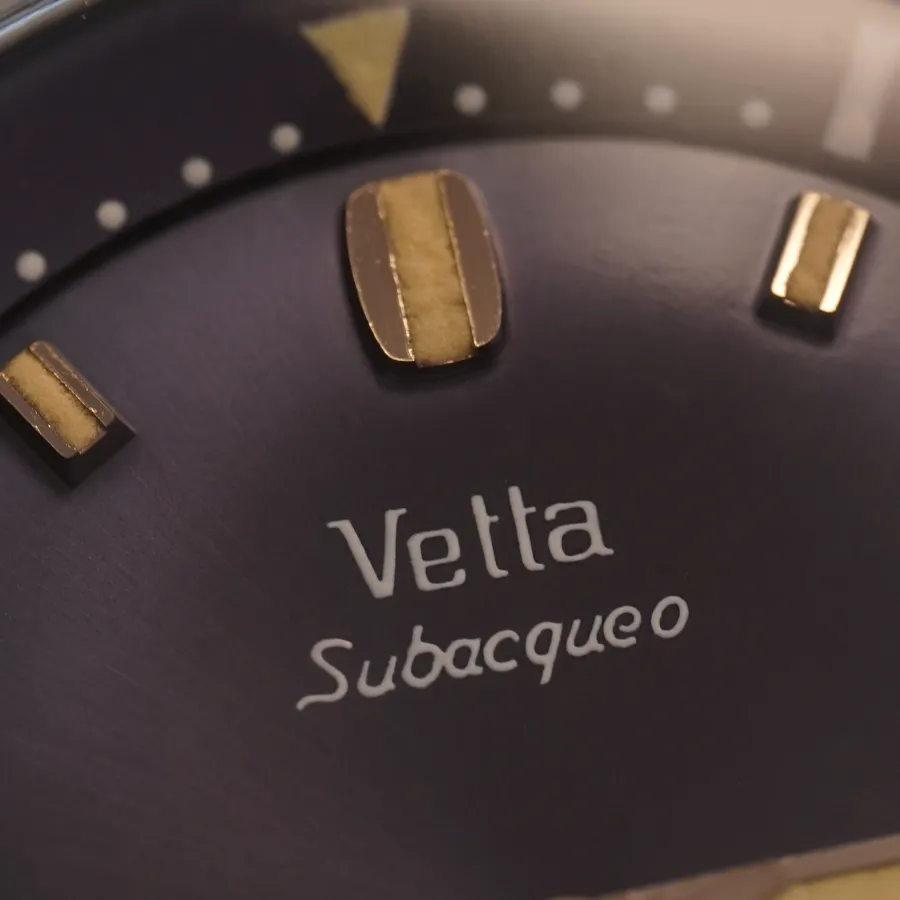Vetta Subacqueo Super Compressor Diver - blau-violettes Zifferblatt in exzellentem Zustand