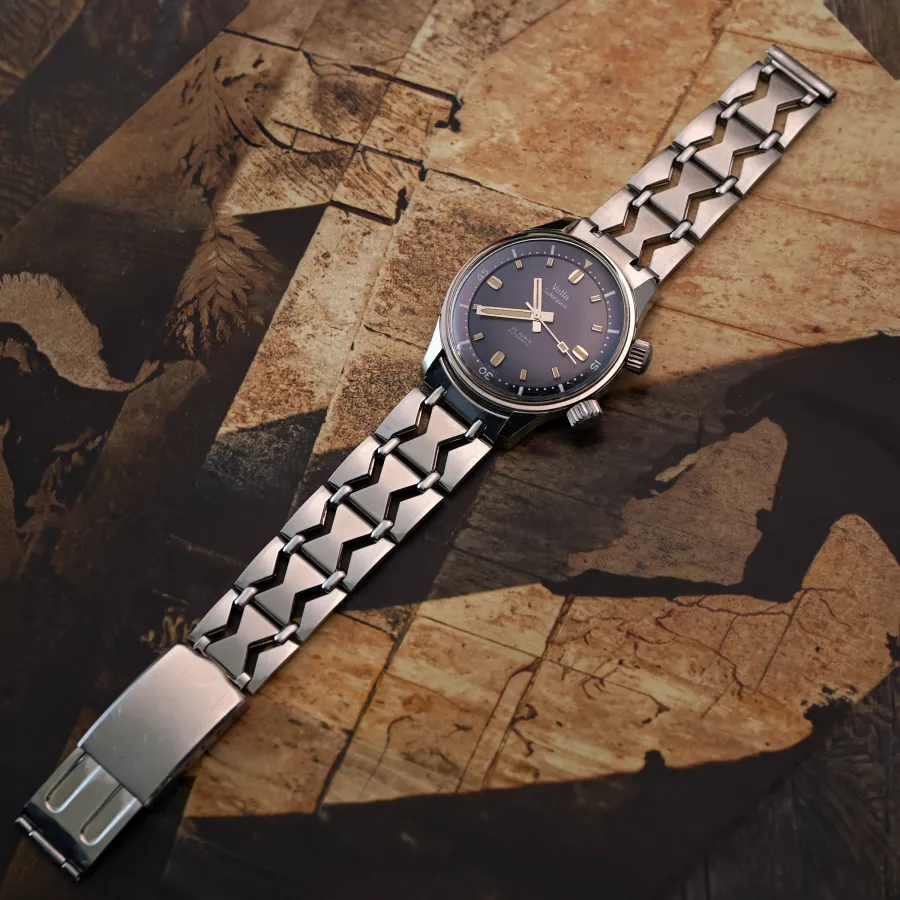 Vetta Subacqueo Super Compressor Diver - exotisches Vintage-Edelstahlarmband aus den 1960er-Jahren