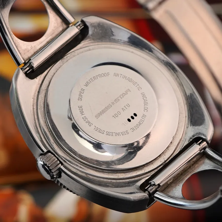 Vetta Swissstar Diver 1000m Bakelite Bezel - originale korrekte Bodengravuren