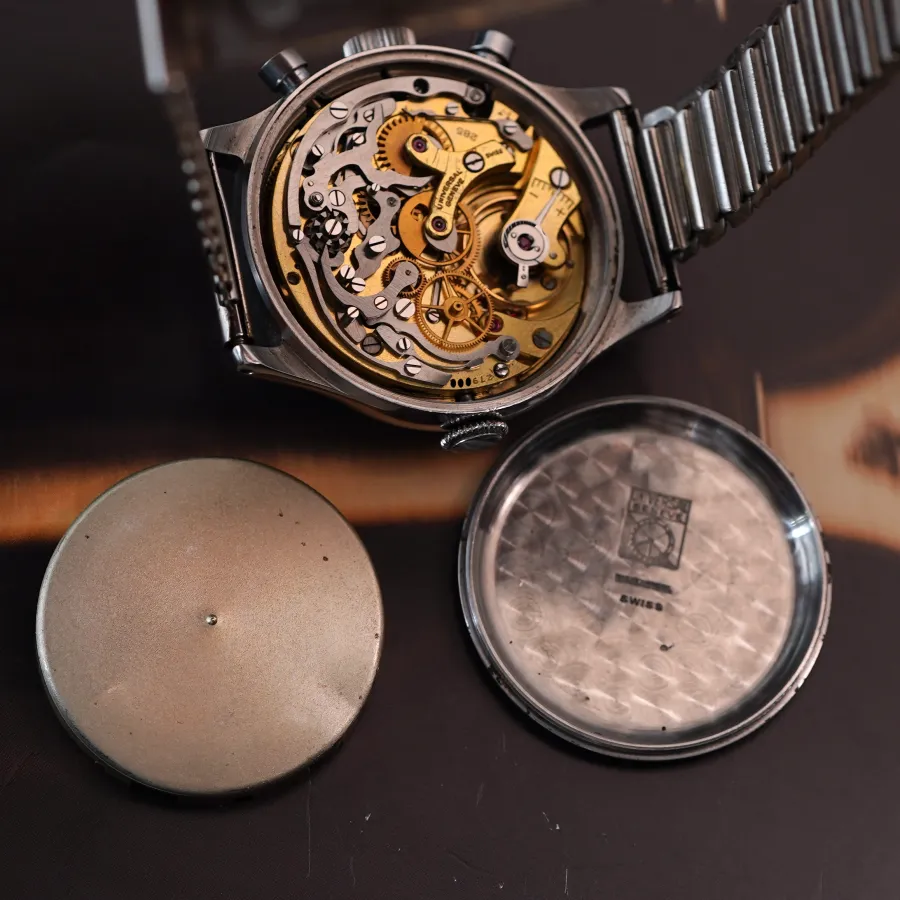 Universal Genève Aero-Compax 224114 - 38mm - Staubdeckel aus Leichtmetall